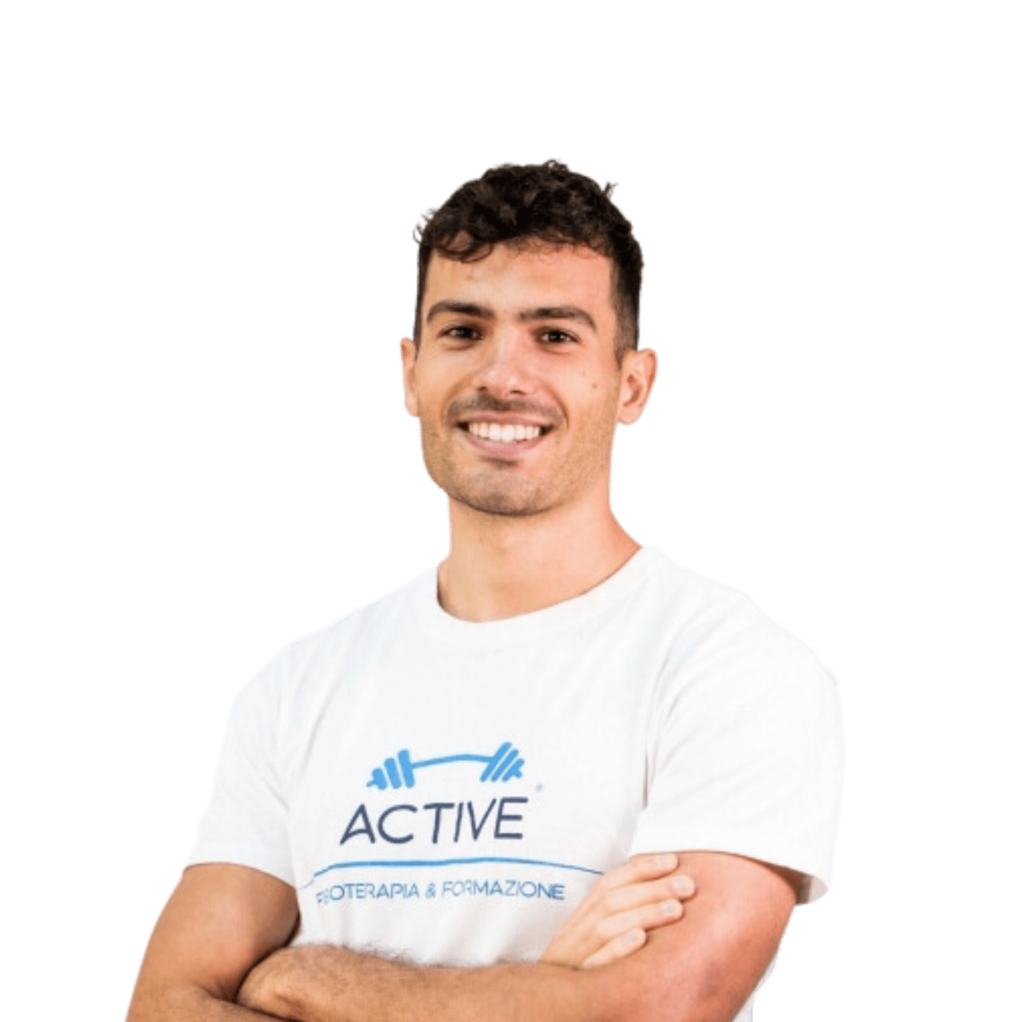 Con il fisioterapista Roberto Bombagi